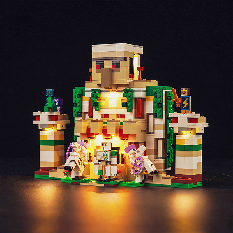 Kit d'éclairage BrickBling pour LEGO La forteresse du Golem de fer 21250