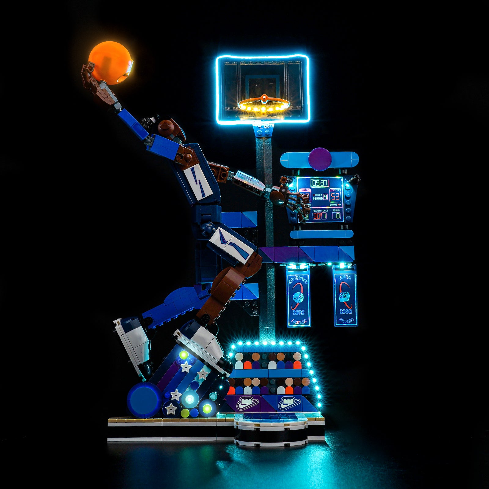 Kit d'éclairage BrickBling pour LEGO Nike Slam Dunk 43010