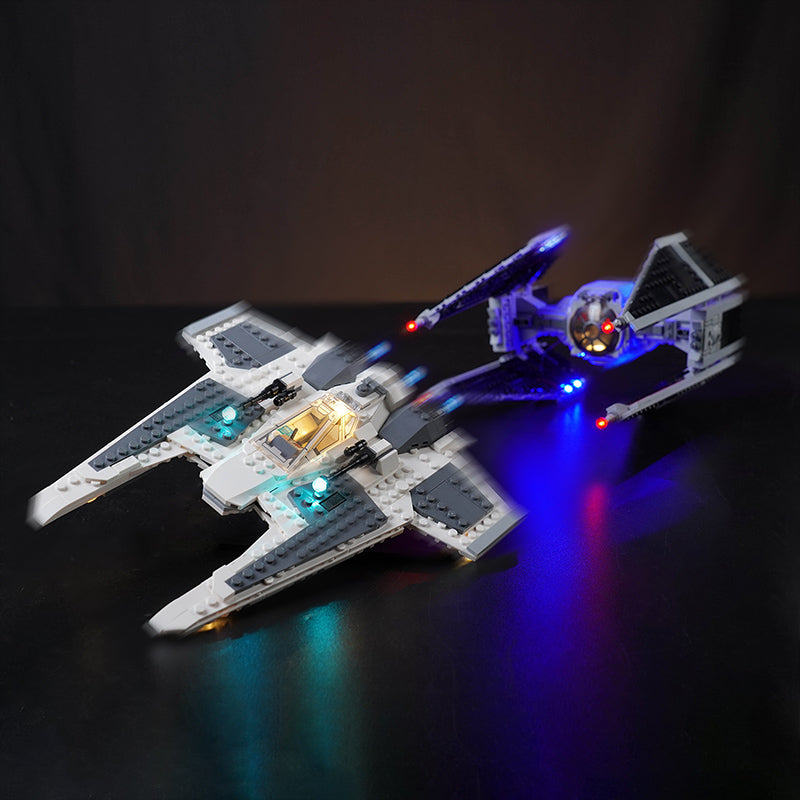 Kit d'éclairage BrickBling pour LEGO Mandalorian Fang Fighter 75348