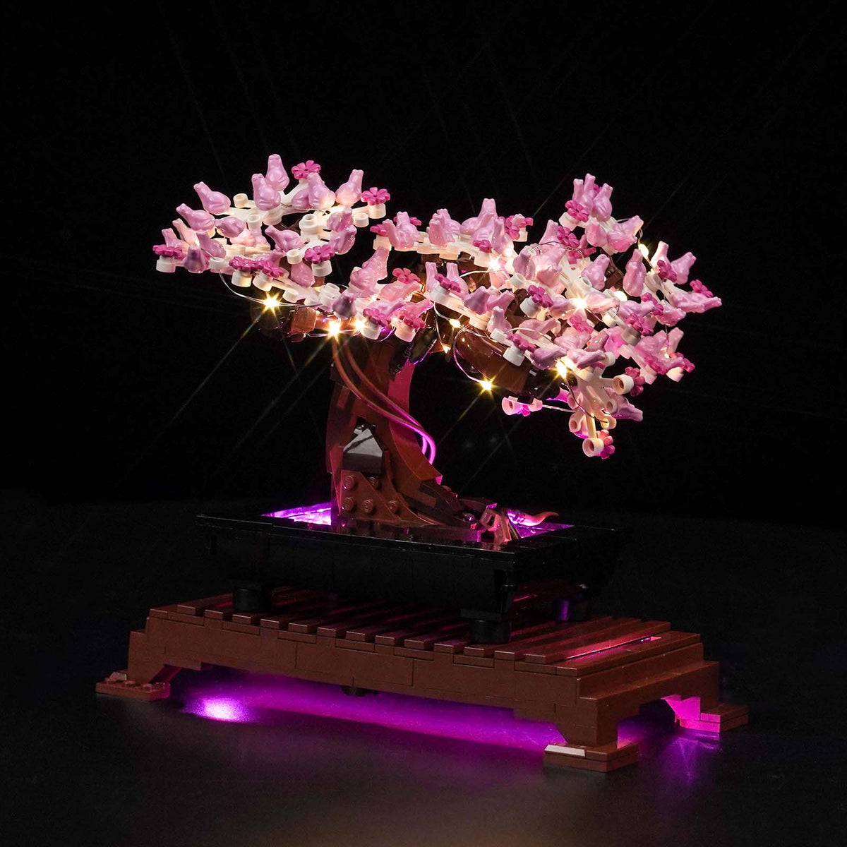 BrickBling Light Kit for LEGO Bonsai Tree 10281 Pink Version