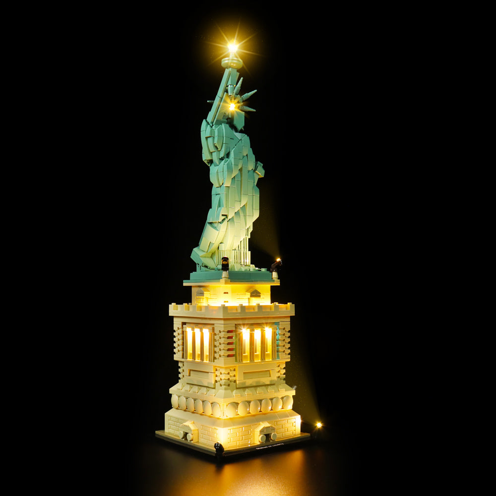 Kit d'éclairage BrickBling pour LEGO Statue de la Liberté 21042