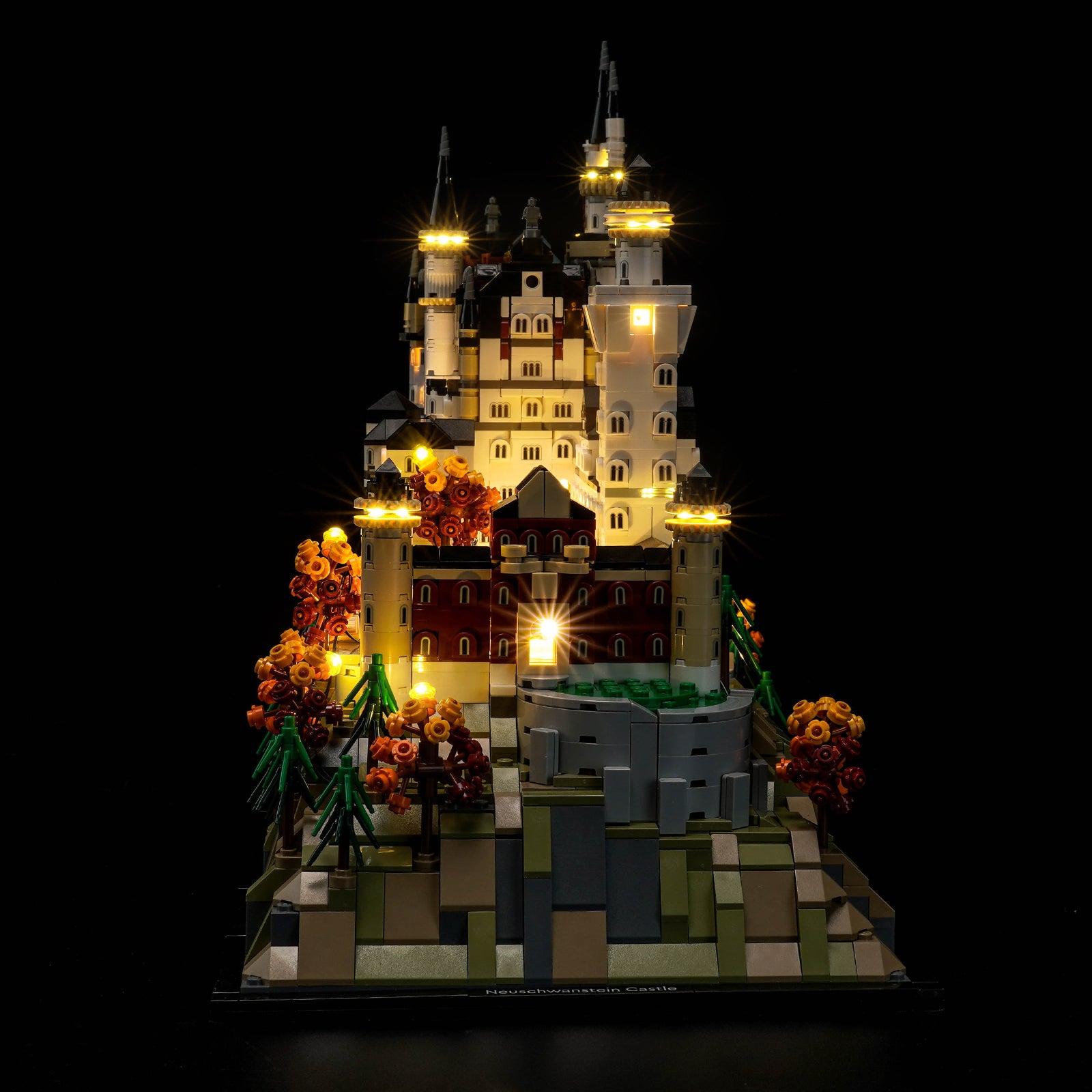 BrickBling Lichtset für LEGO Architecture Schloss Neuschwanstein 21063 Neue Version