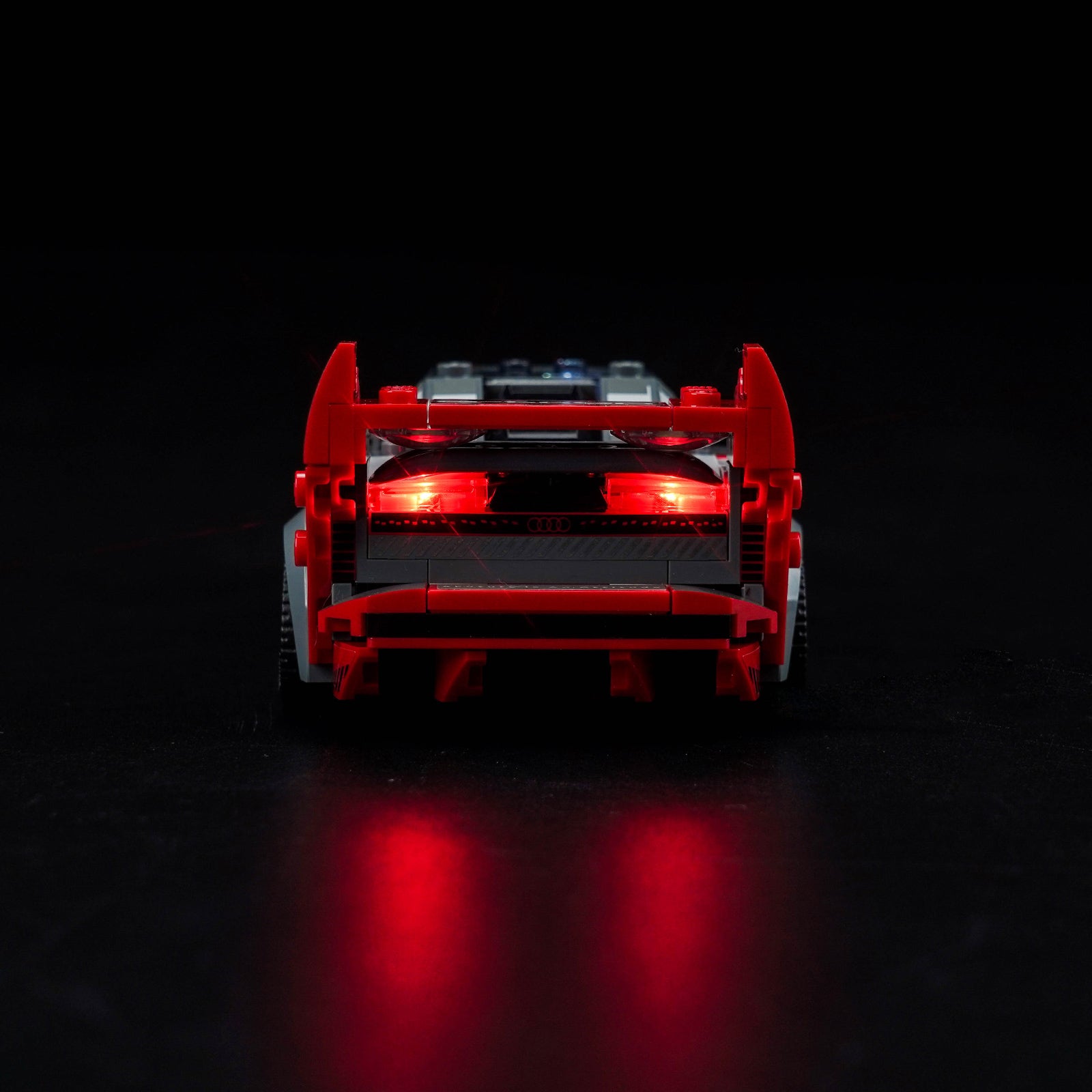 Detailed Display of BrickBling Light Kit for LEGO Audi S1 e-tron Quattro Race Car 76921