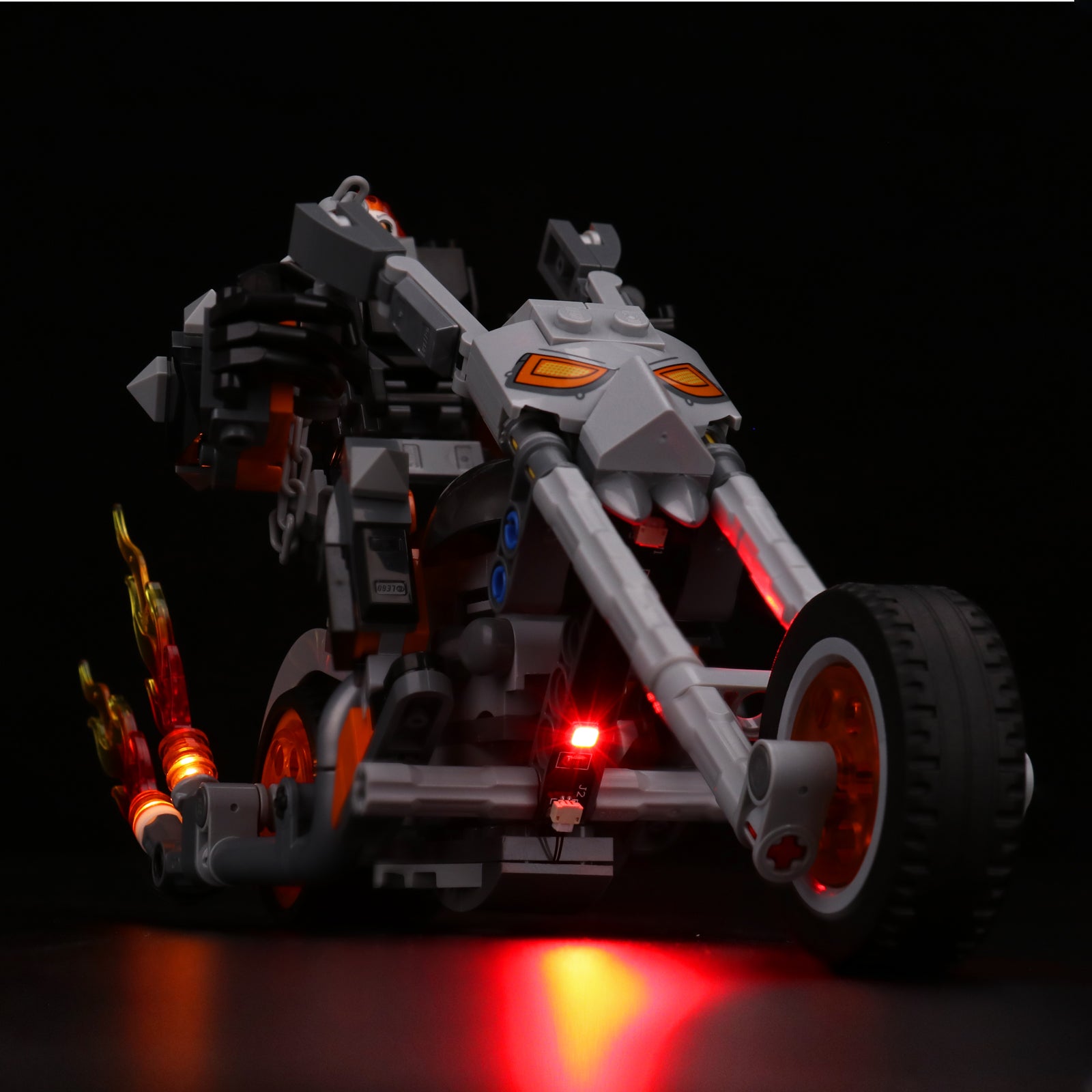 BrickBling Light Kit for LEGO Ghost Rider Mech & Bike 76245