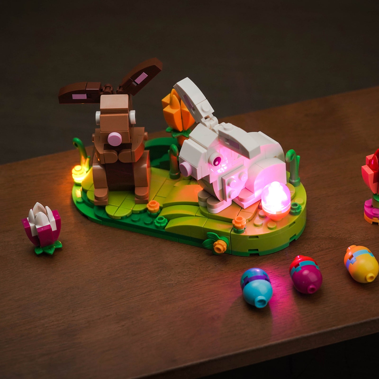 BrickBling DIY LED Light Kit for LEGO Easter Rabbits Display 40523