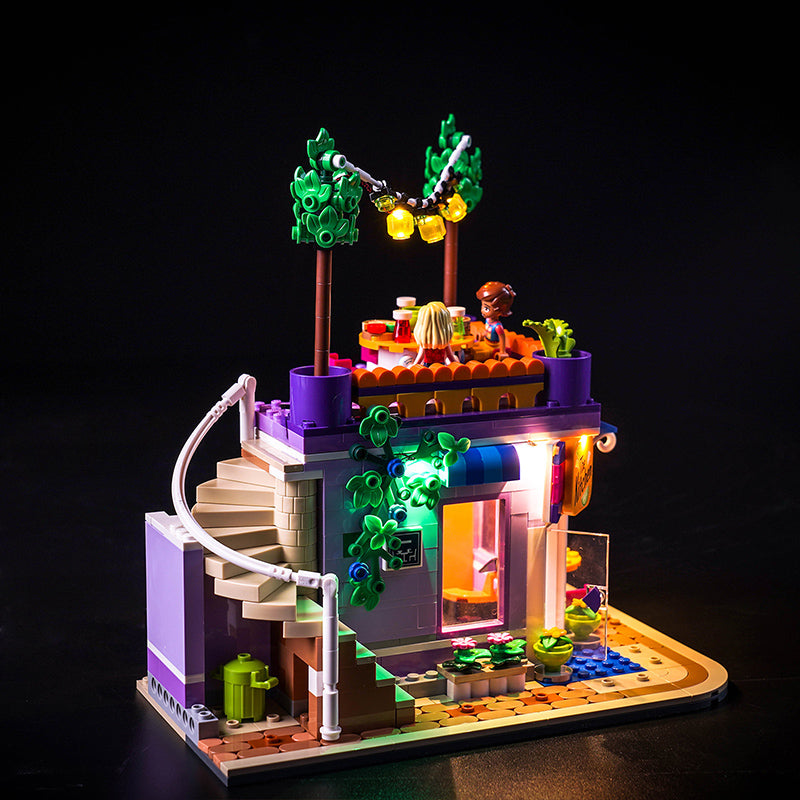 Kit d'éclairage BrickBling pour la cuisine communautaire LEGO Heartlake City 41747