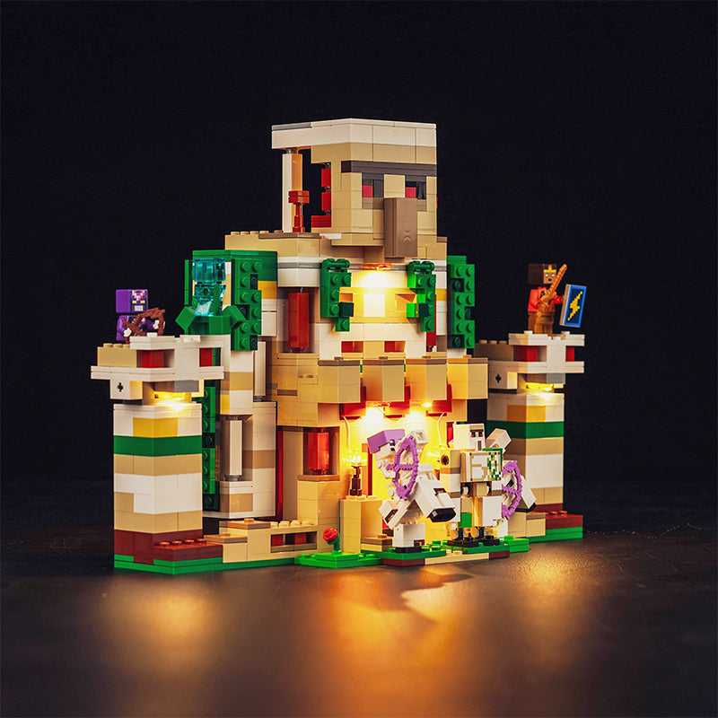 Kit d'éclairage BrickBling pour LEGO La forteresse du Golem de fer 21250