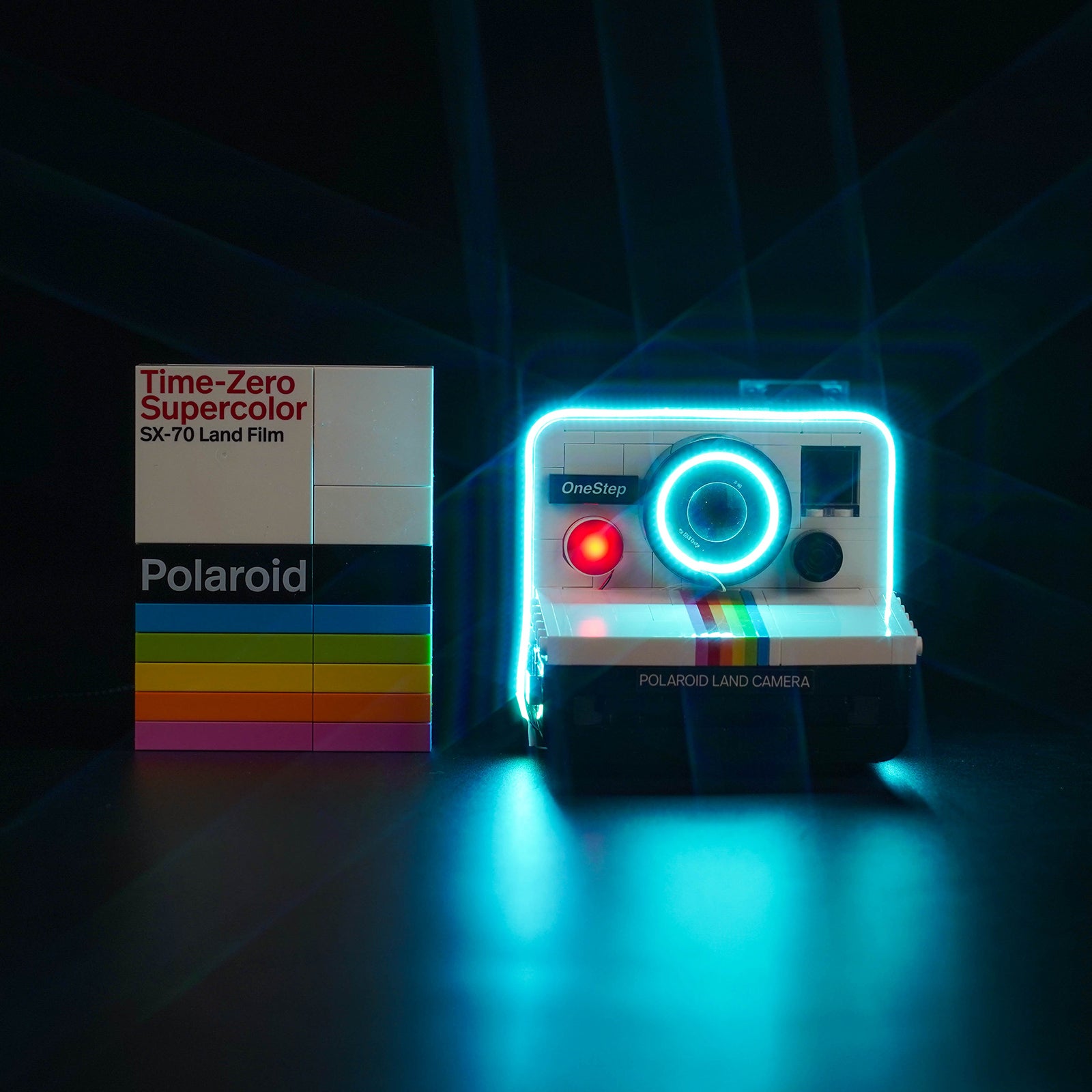 Cámara Polaroid OneStep SX-70. LEGO 21345