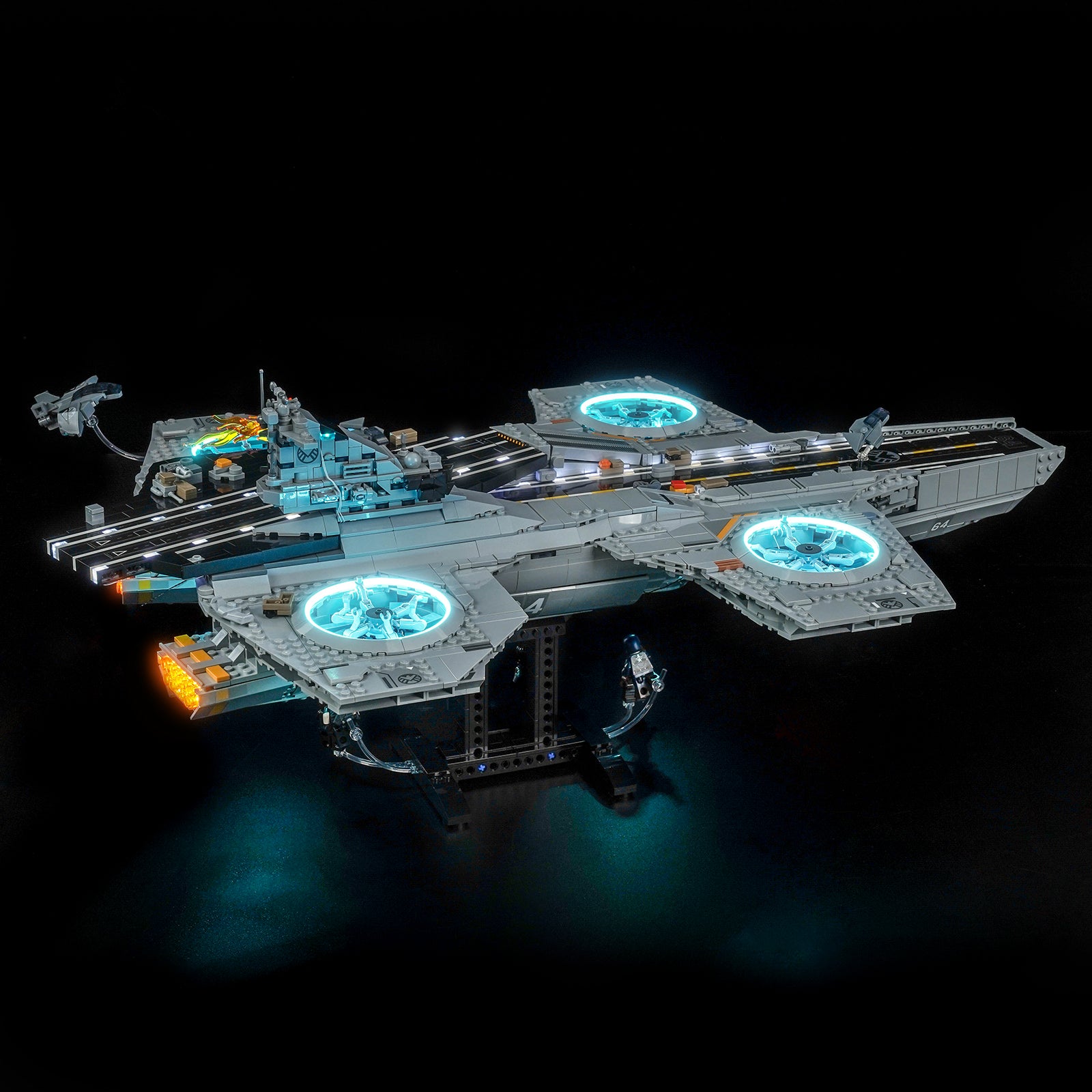 BrickBling Light Kit für LEGO Marvel S.H.I.E.L.D. Helicarrier 76354