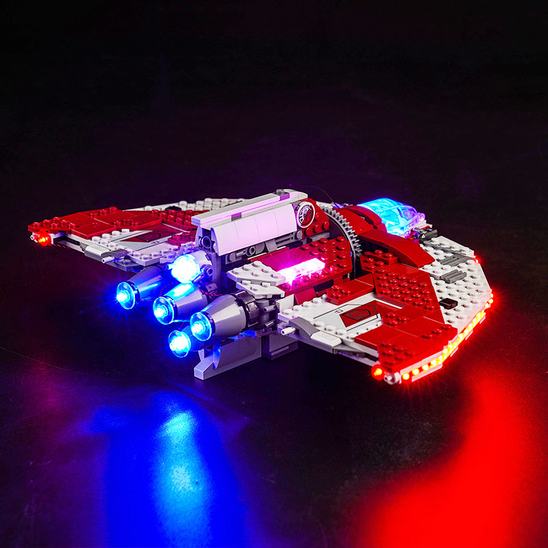 Kit d'éclairage BrickBling pour la navette Jedi T-6 d'Ahsoka Tano 75362