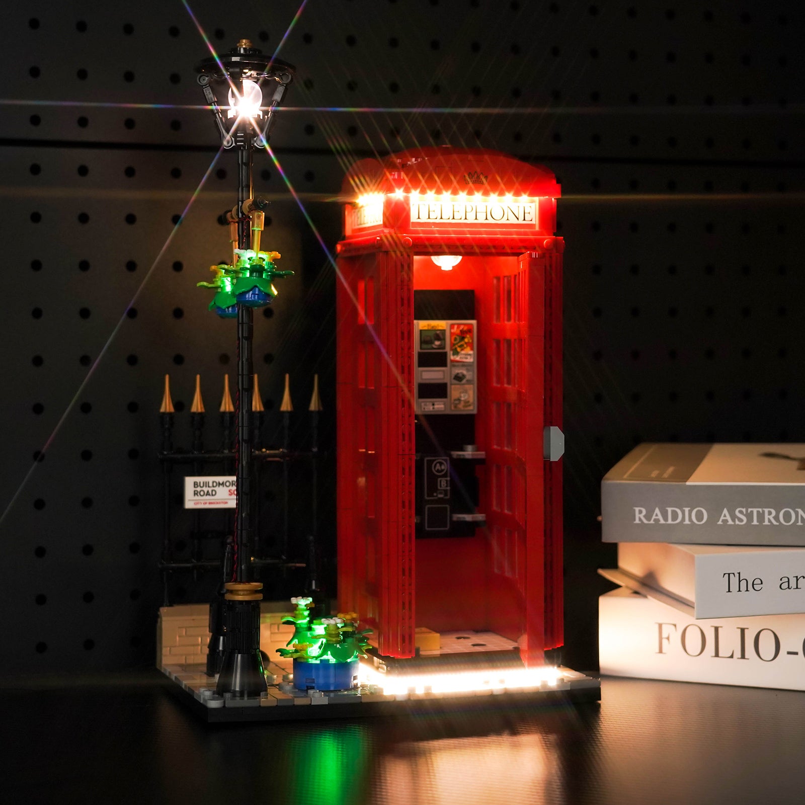 BrickBling LED Light Kit for LEGO Ideas Red London Telephone Box 21347