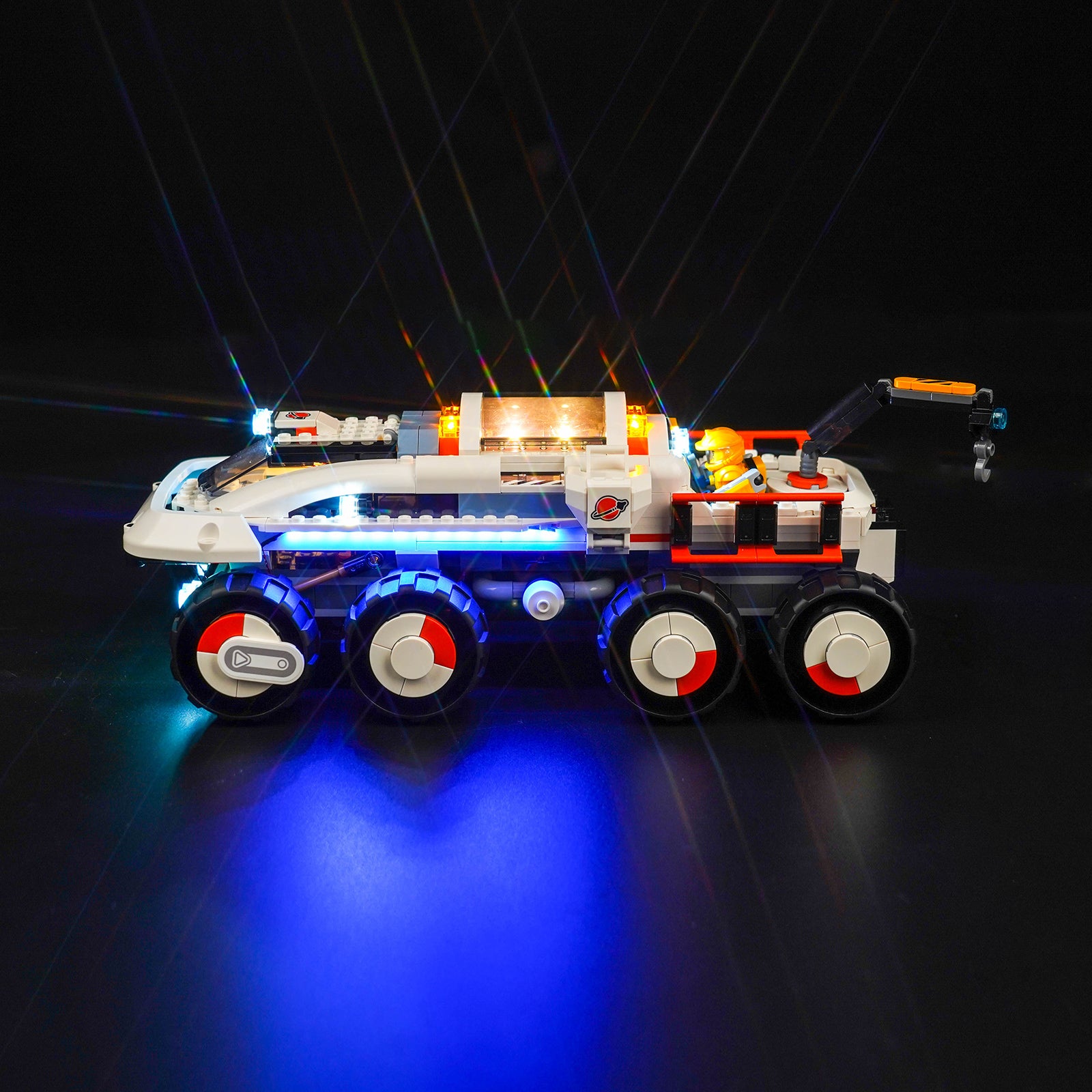Kit d'éclairage BrickBling pour LEGO City Command Rover et Crane Loader 60432