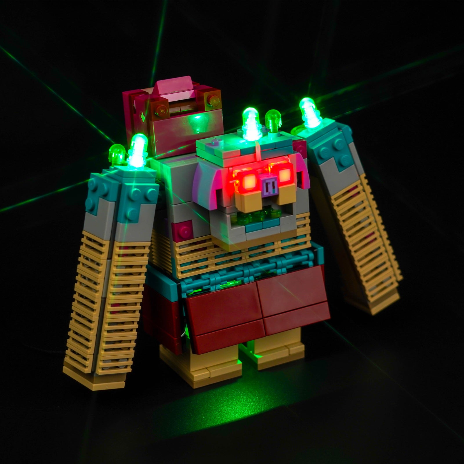 BrickBling Light Kit for LEGO Minecraft Legends The Devourer Showdown 21257