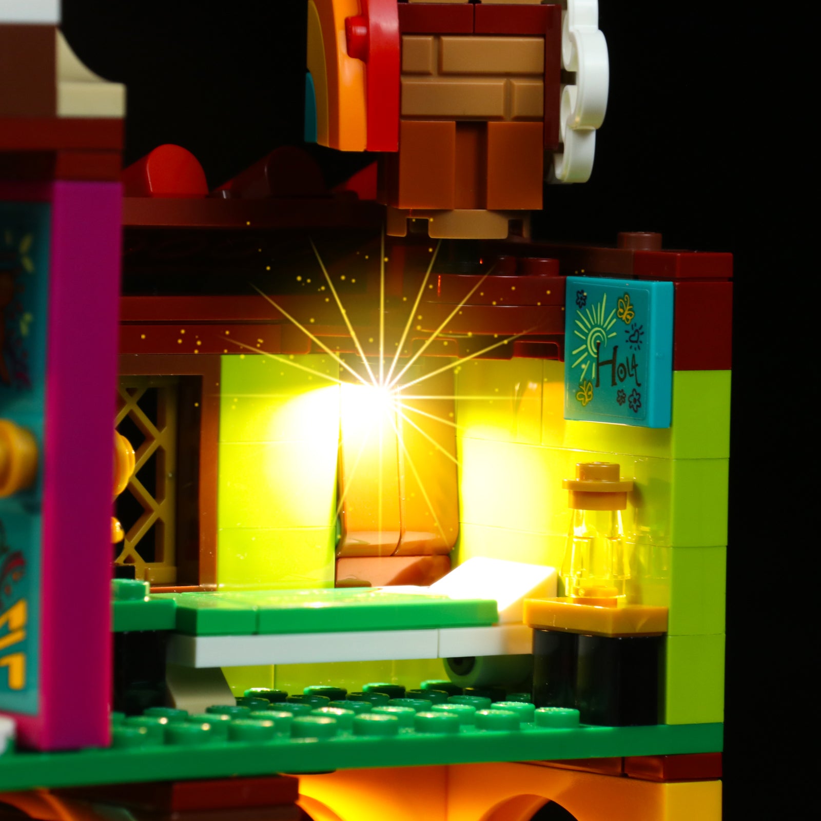 Kit d'éclairage BrickBling pour LEGO Disney The Madrigal House 43202 Version classique