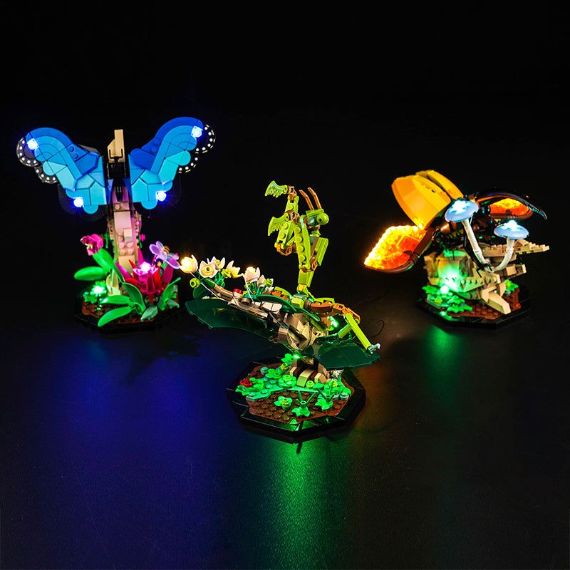 BrickBling Lichtset für LEGO The Insect Collection 21342