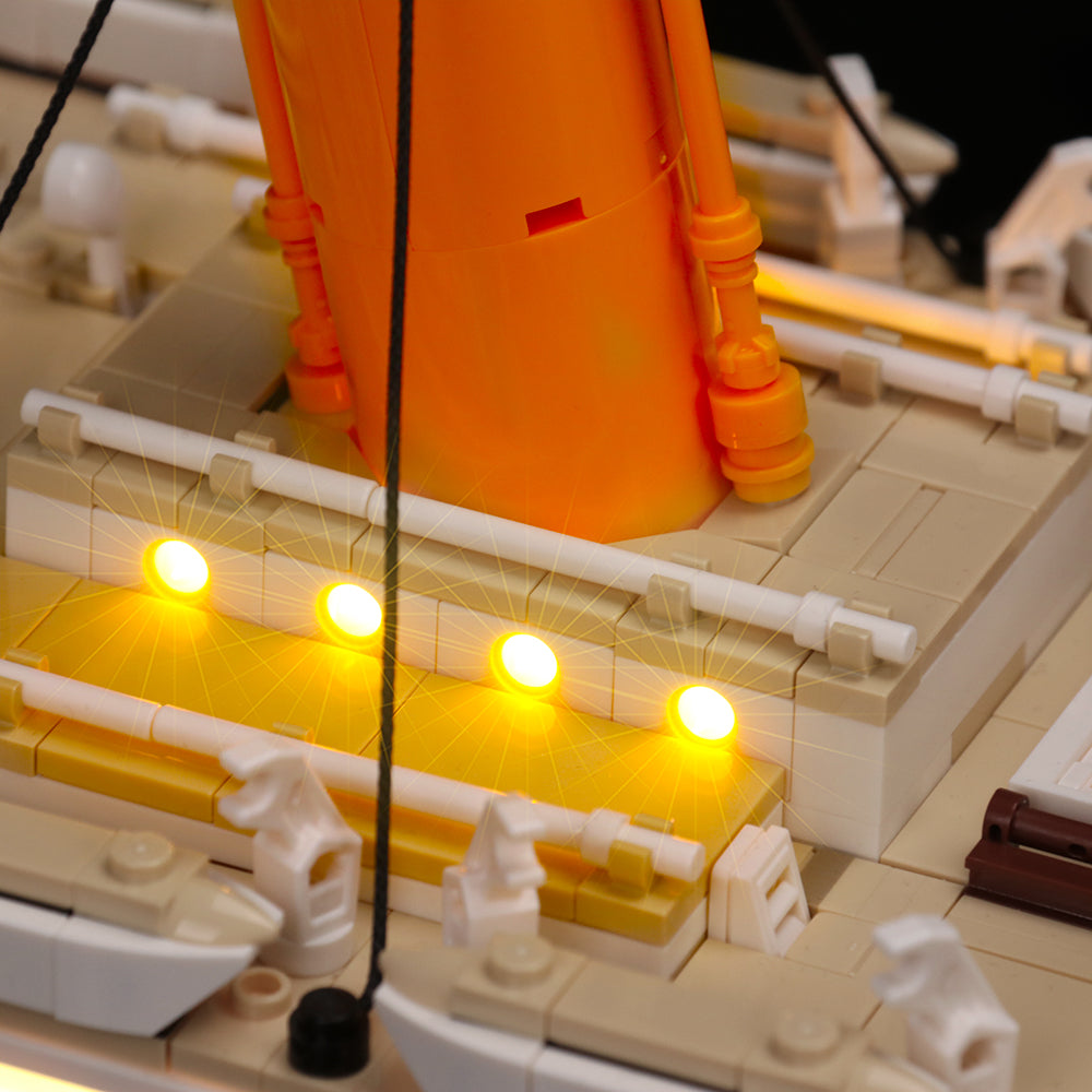 Kit d'éclairage BrickBling pour version télécommandée LEGO Titanic 10294