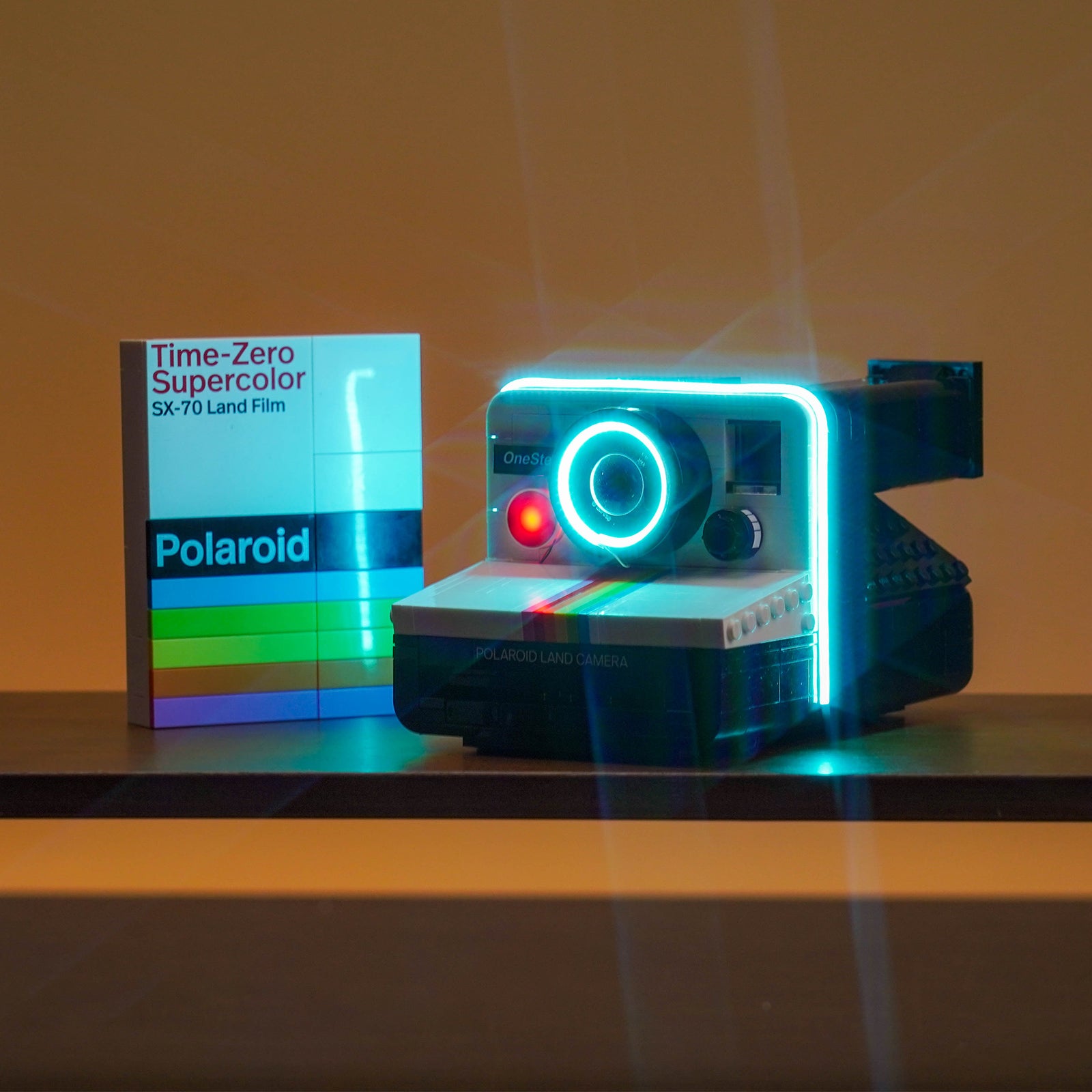 BrickBling Lichtset für LEGO Ideas Polaroid OneStep SX-70 Kamera 21345 Version 2