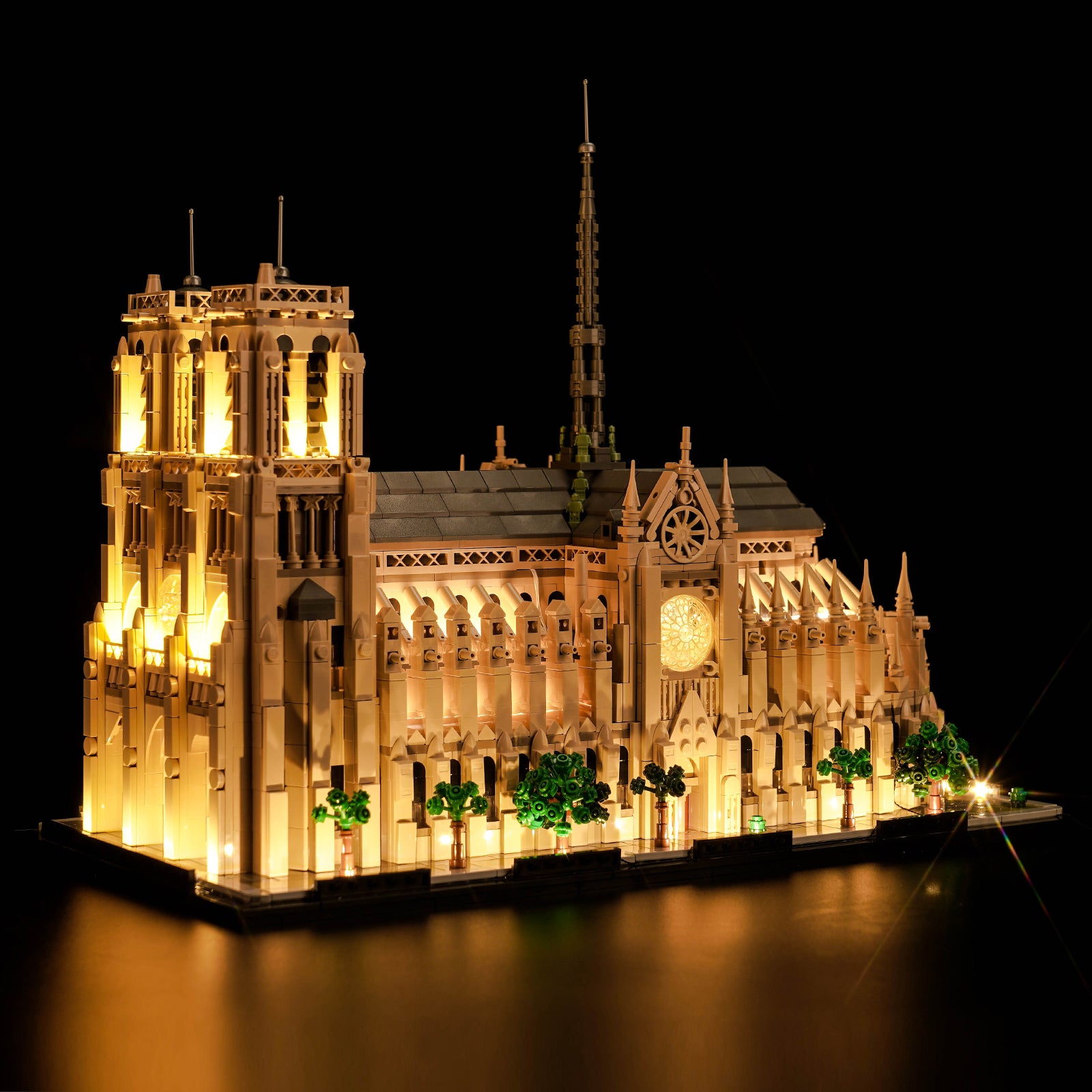 BrickBling Light Kit for LEGO Architecture Notre-Dame de Paris 21061 Classic Version