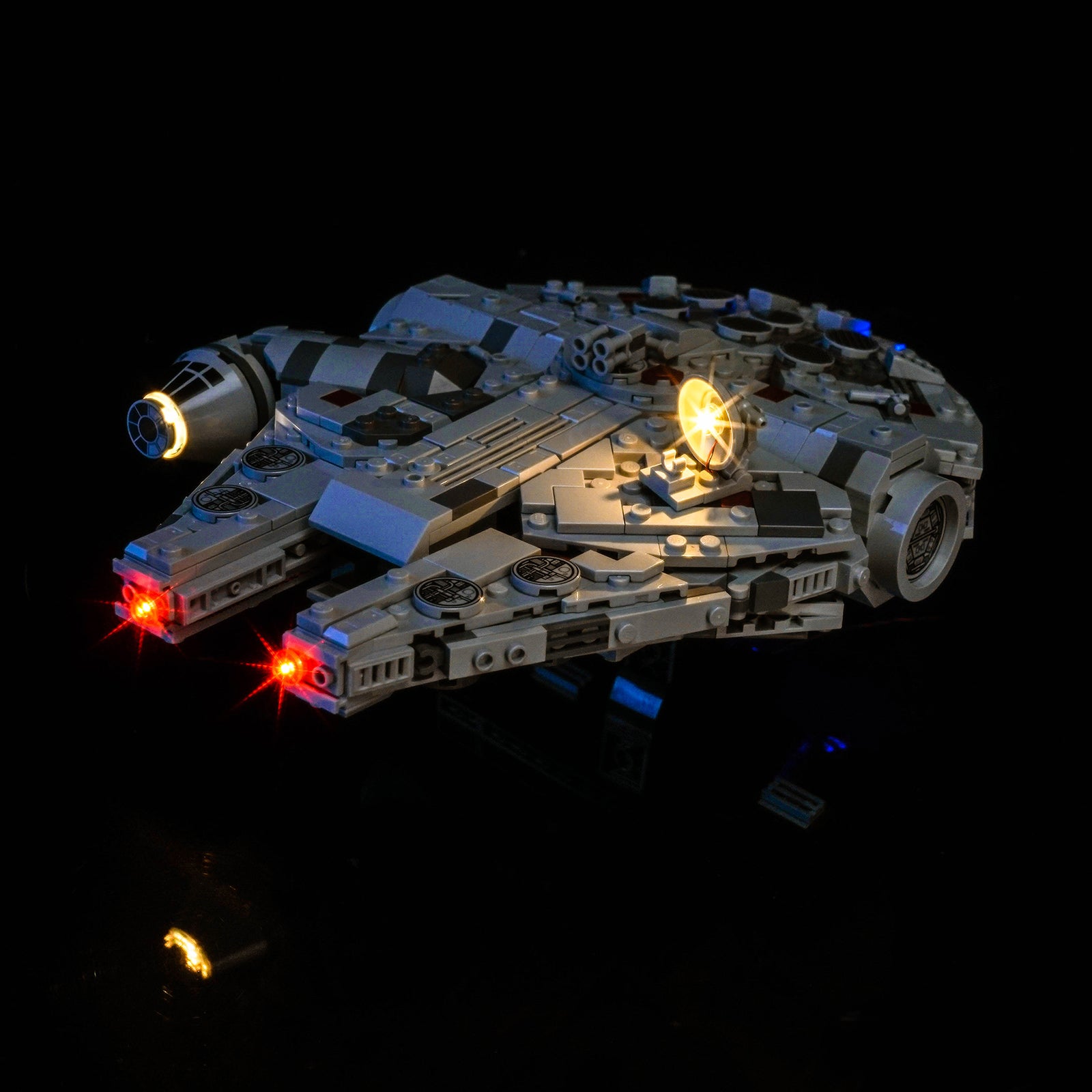 BrickBling Lichtset für LEGO Star Wars Millennium Falcon™ 75375 Neue Version