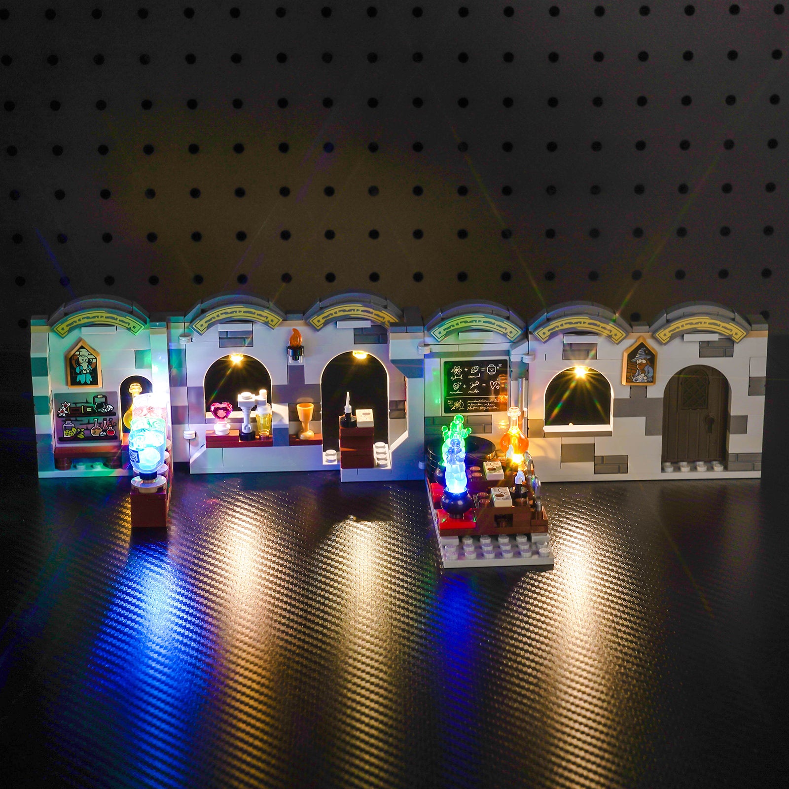 BrickBling Lichtset für LEGO Harry Potter Hogwarts-Schloss: Zaubertrankunterricht 76431