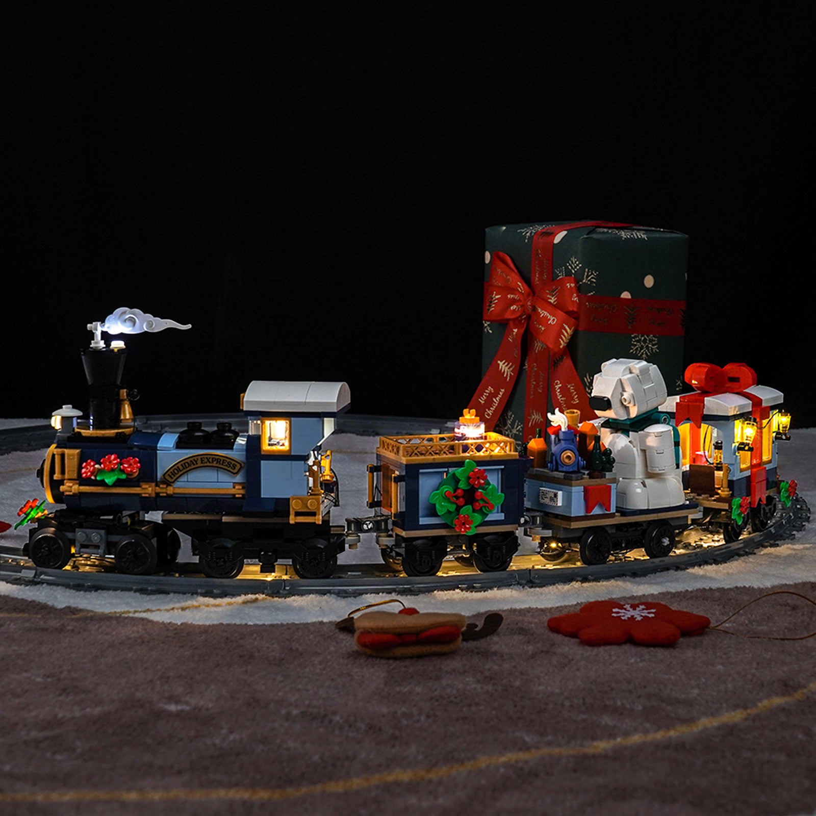 Kit d'éclairage BrickBling pour LEGO Icons Holiday Express Train 10361