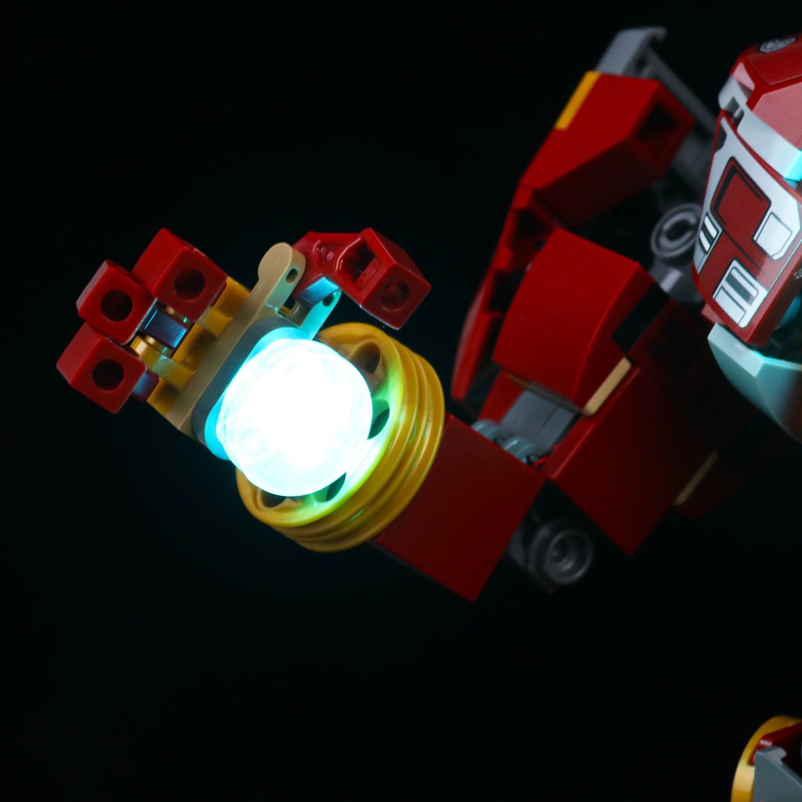 Kit d'éclairage BrickBling pour LEGO The Hulkbuster : La bataille de Wakanda 76247