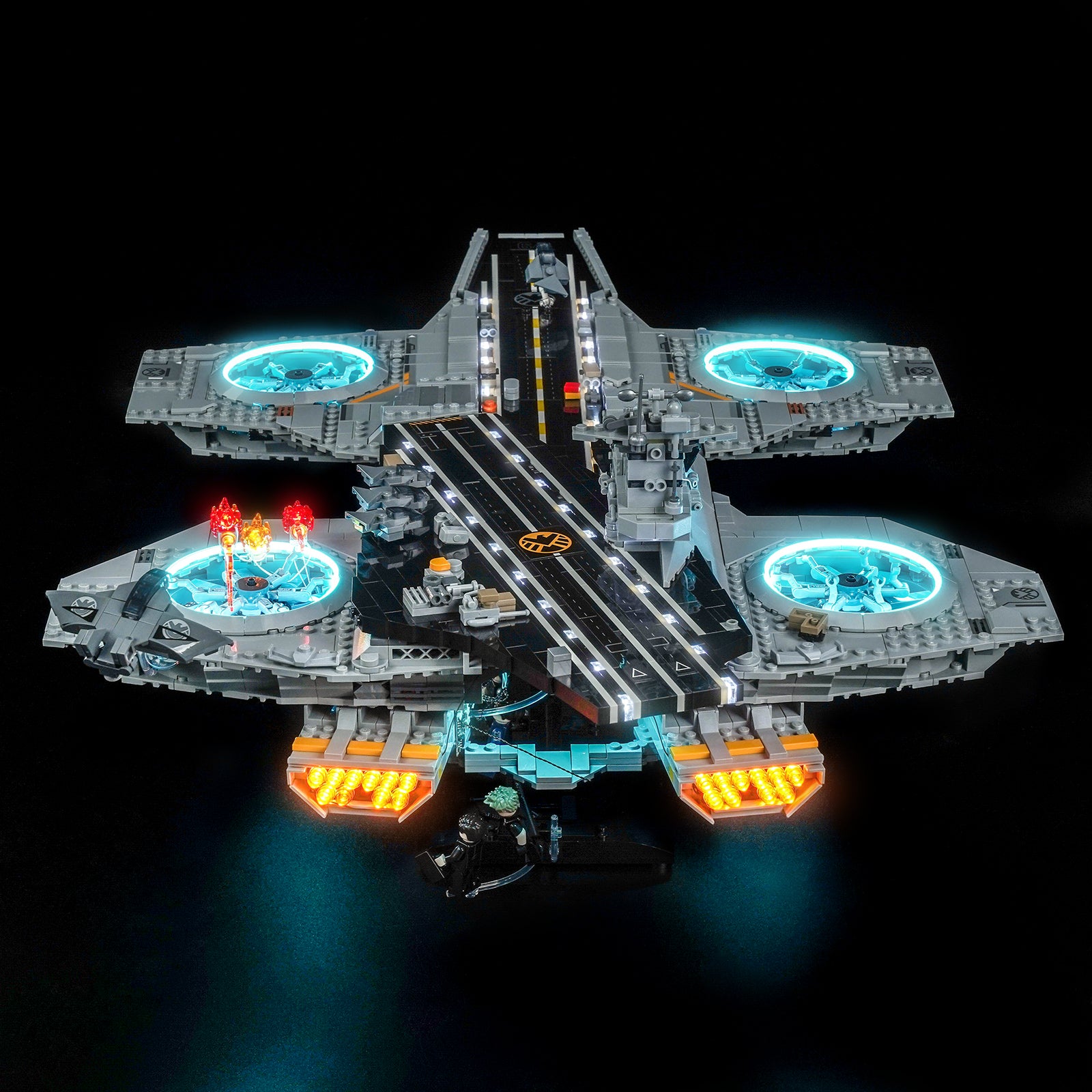 BrickBling Light Kit für LEGO Marvel S.H.I.E.L.D. Helicarrier 76354
