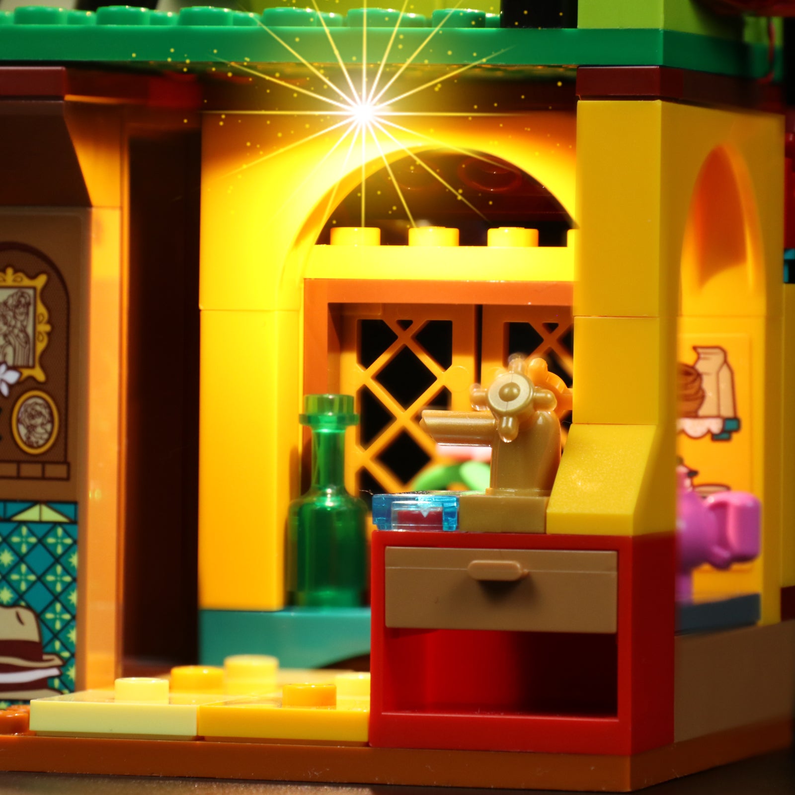 BrickBling Lichtset für LEGO Disney Das Madrigalhaus 43202, klassische Version