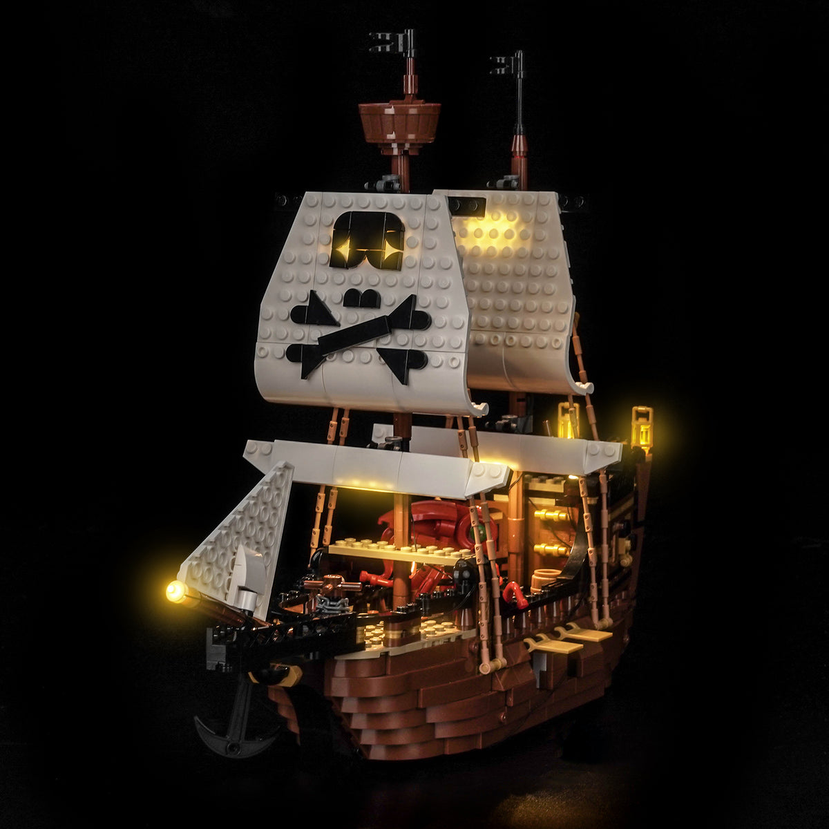 BrickBling Light Kit for LEGO Creator 3-in-1 Iconic Pirate Ship 31387