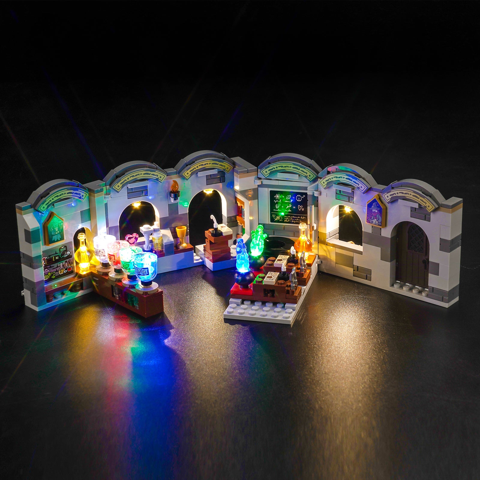 BrickBling Lichtset für LEGO Harry Potter Hogwarts-Schloss: Zaubertrankunterricht 76431