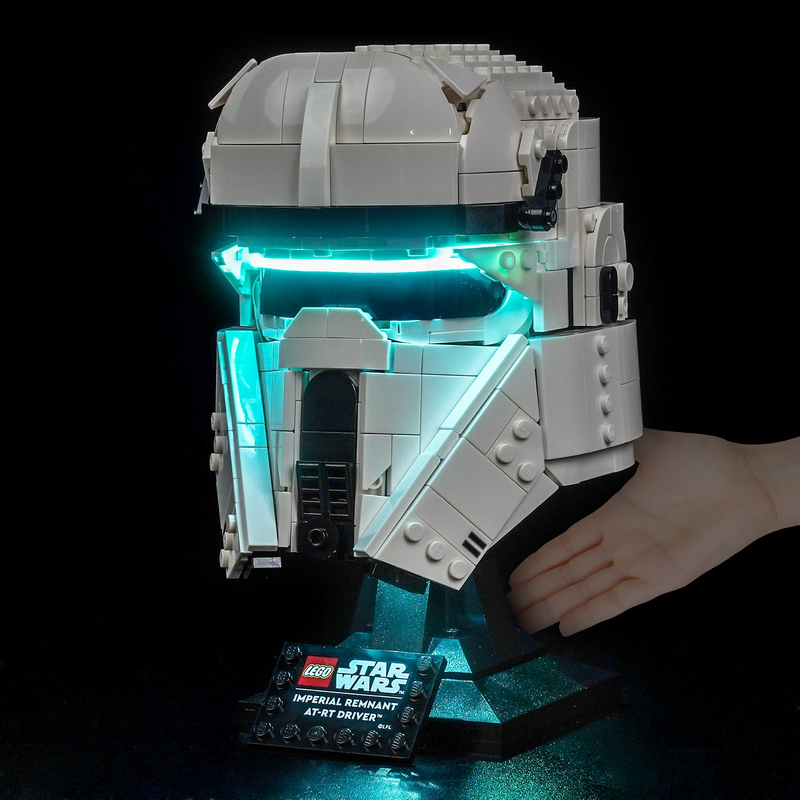 BrickBling Light Kit for LEGO Star Wars Imperial Remnant AT-RT Driver™ Helmet 75458
