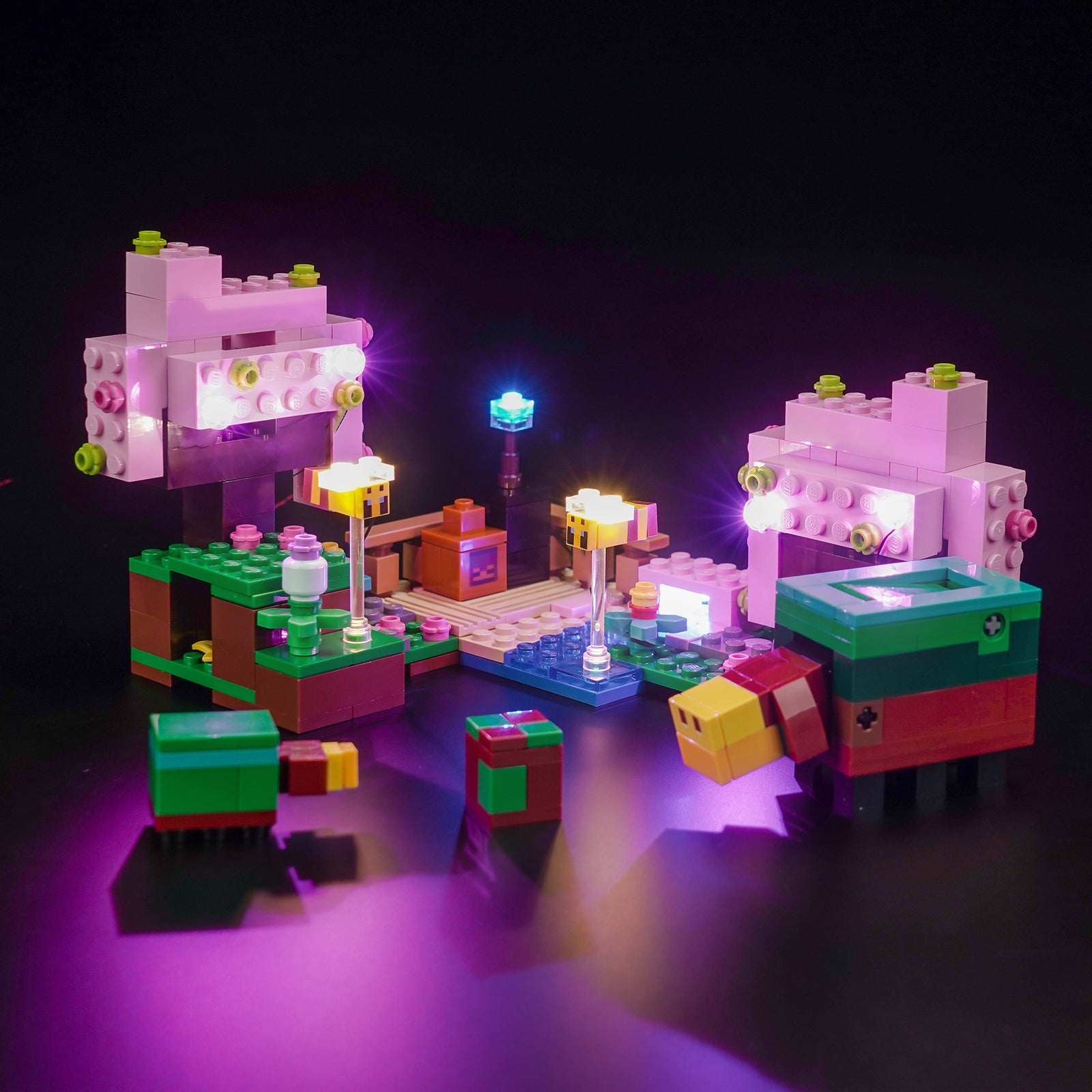 BrickBling Light Kit for LEGO Minecraft The Cherry Blossom Garden 21260