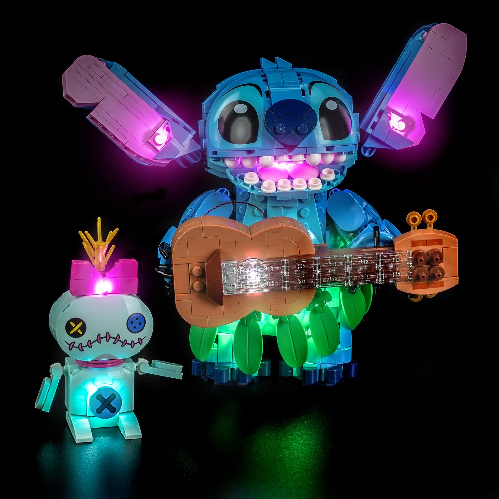 Kit lumière BrickBling pour LEGO Disney Stitch et Scrump 43296