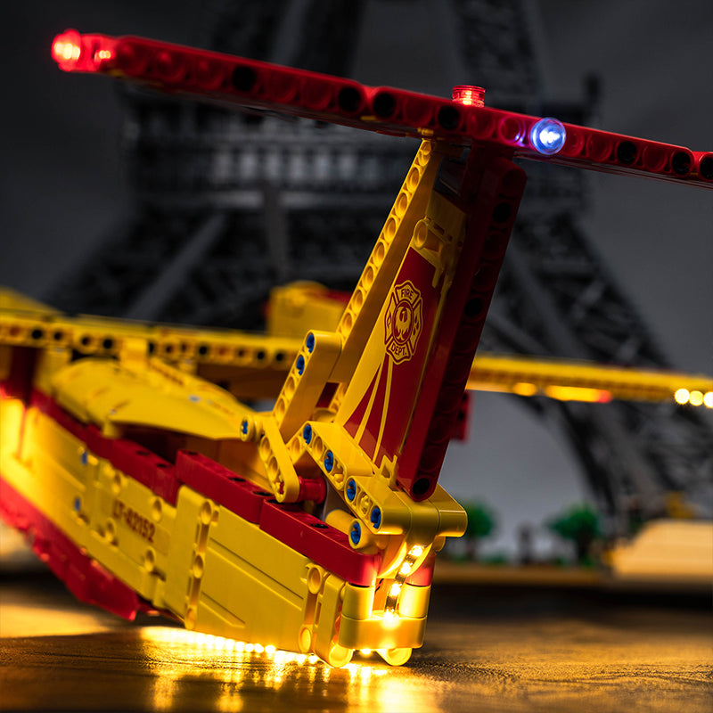 Kit d'éclairage BrickBling pour avion de pompier LEGO Technic 42152