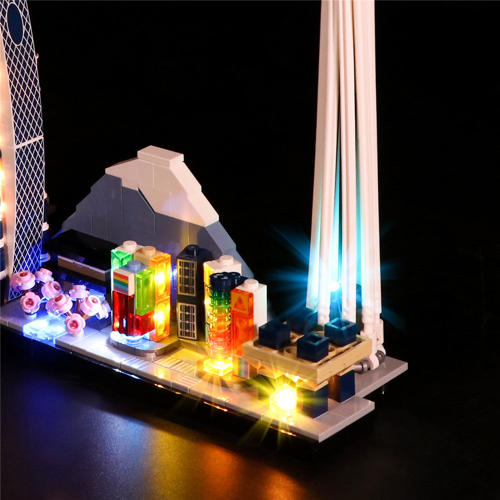 Kit d'éclairage BrickBling pour LEGO City Skyline série Tokyo 21051