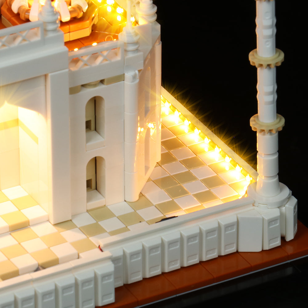 Taj mahal lego online lights