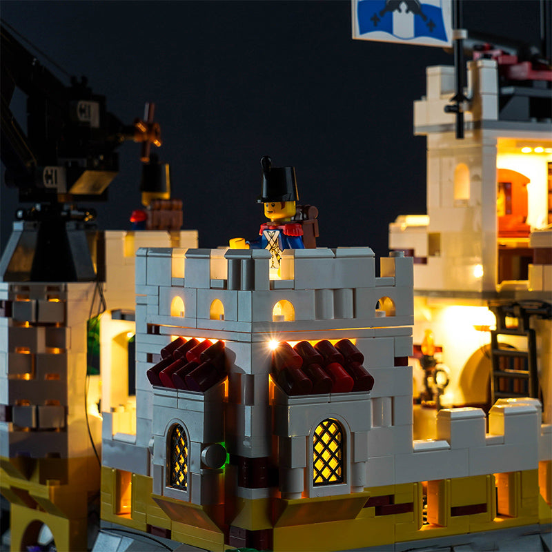 Kit d'éclairage BrickBling pour la forteresse LEGO Eldorado 10320