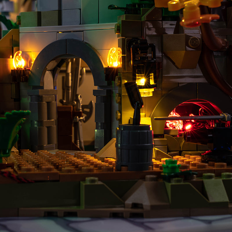 BrickBling Lichtset für LEGO Der Herr der Ringe: Bruchtal 10316