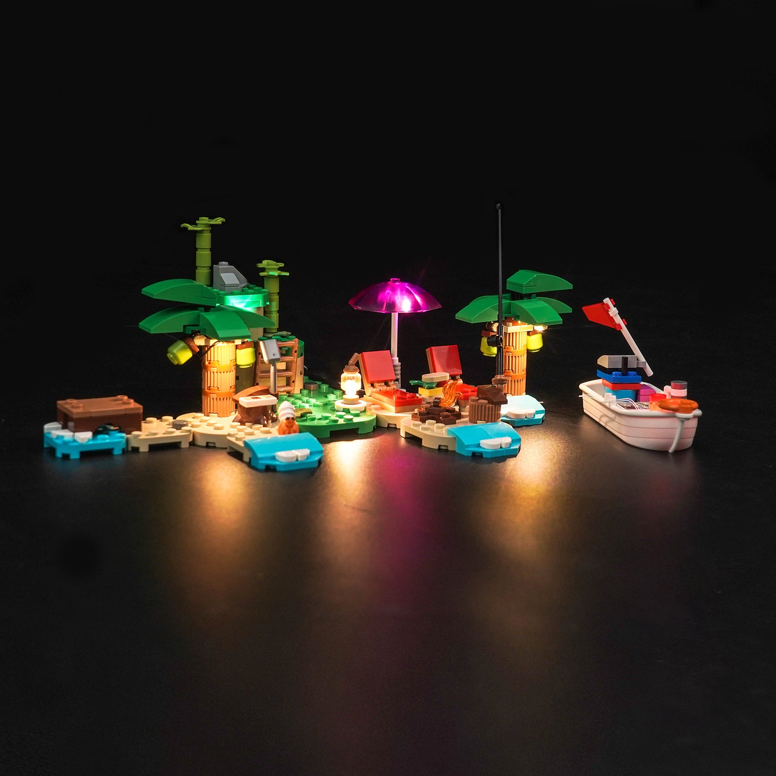 BrickBling Light Kit for LEGO Animal Crossing Kapp'n's Island Boat Tour 77048