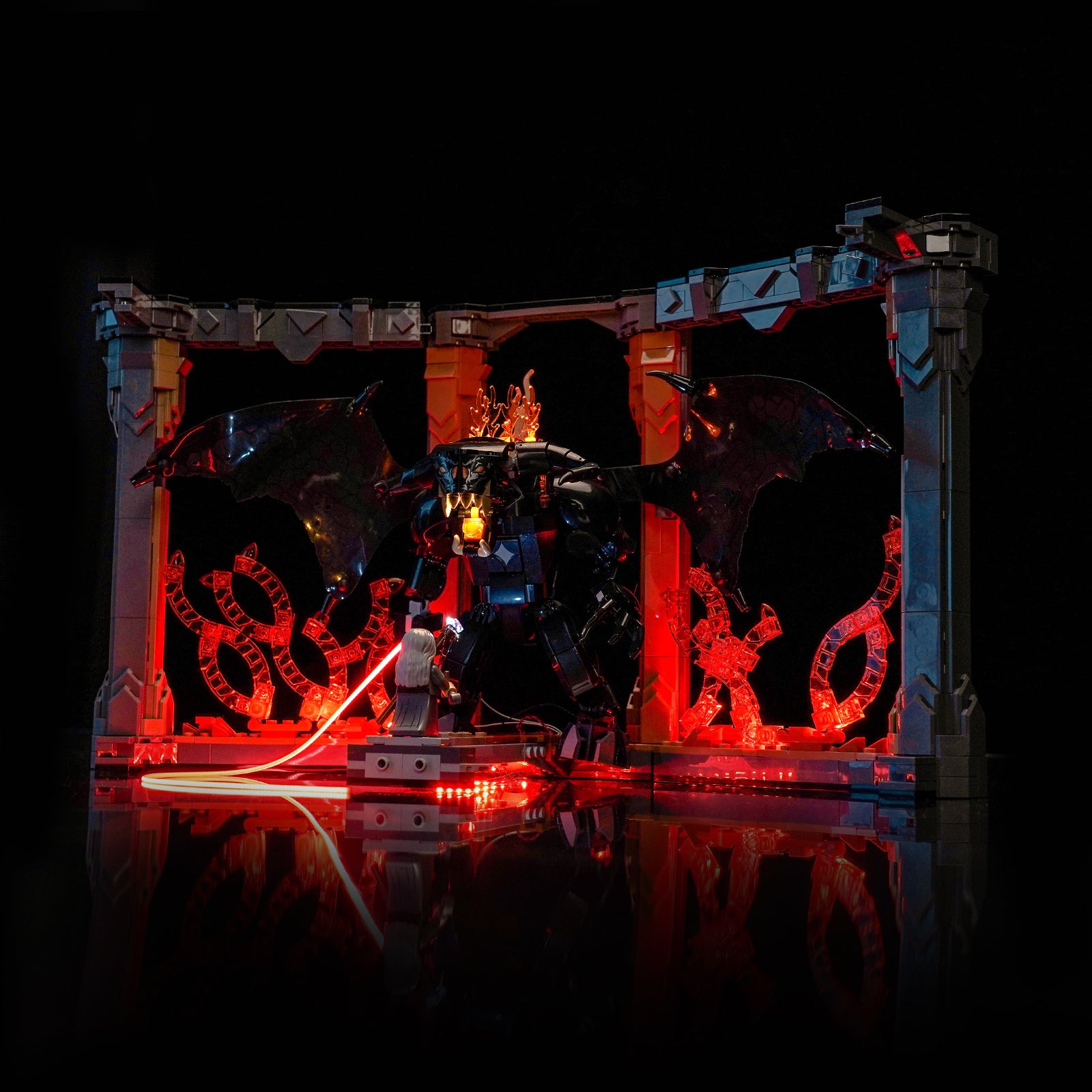 BrickBling Light Kit for LEGO The Lord of the Rings: Balrog™ Book Nook 10367