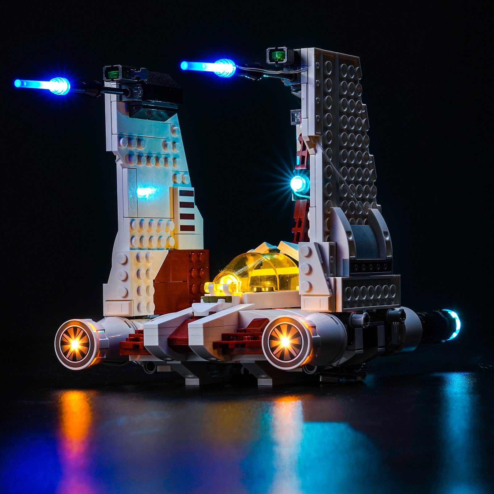 BrickBling Light Kit for LEGO Star Wars V-19 Torrent Starfighter 75432