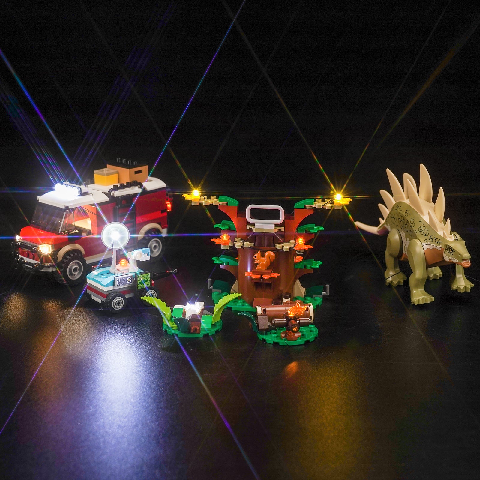 BrickBling Light Kit for LEGO Jurassic World Dinosaur Missions: Stegosaurus Discovery 76965