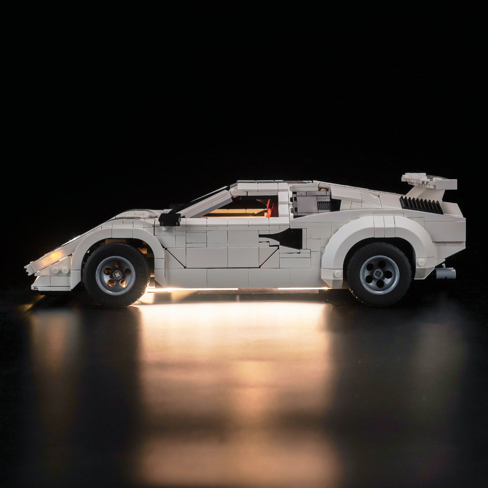 BrickBling Light Kit for LEGO Icons Lamborghini Countach 5000 Quattrovalvole 10337