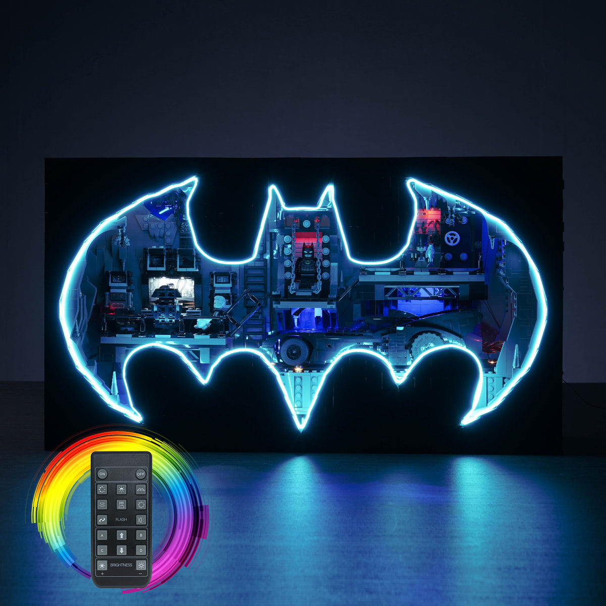 BrickBling Light Kit for LEGO Batcave™ –  Shadow Box 76252