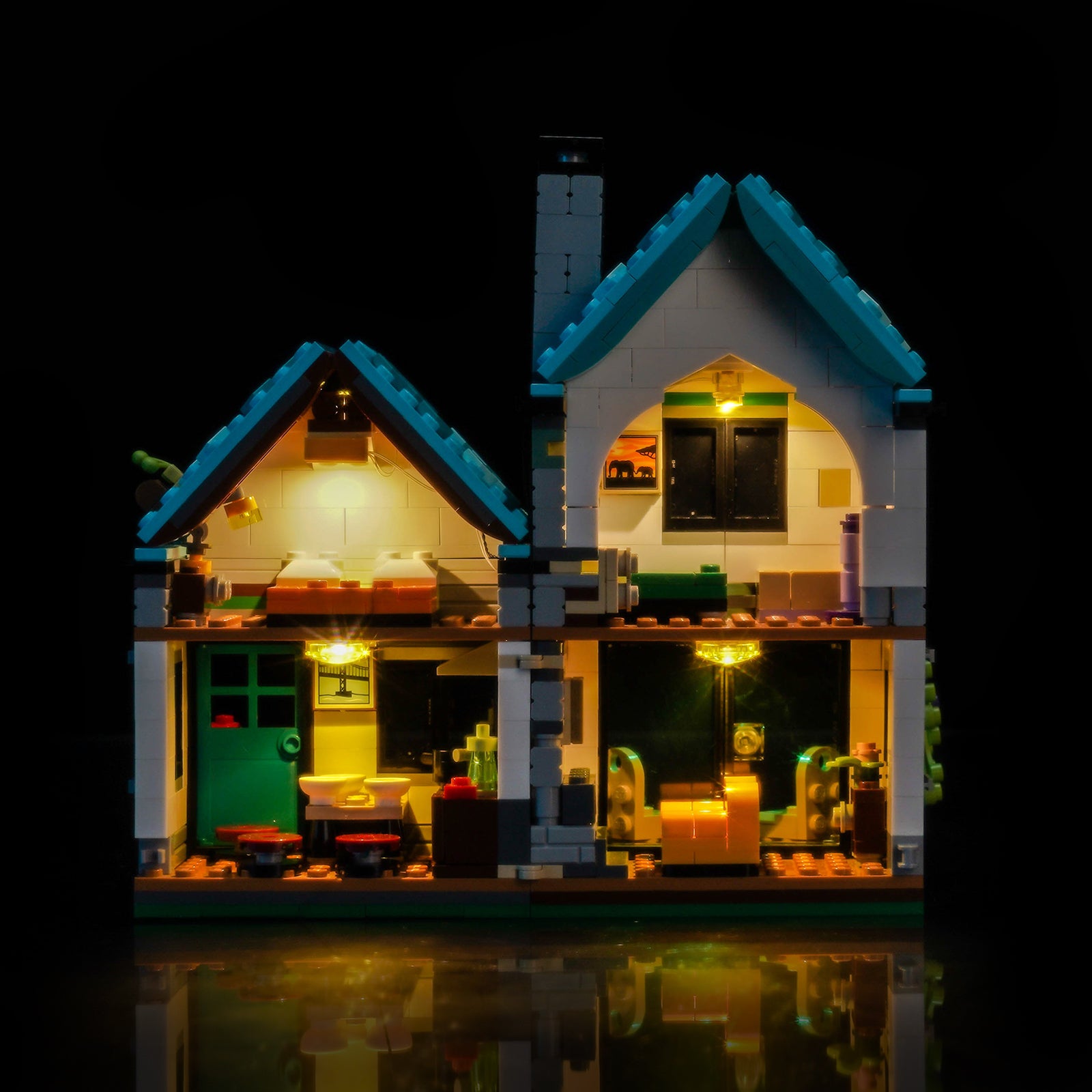 Kit d'éclairage BrickBling pour LEGO Creator 3 en 1 Cozy House 31139