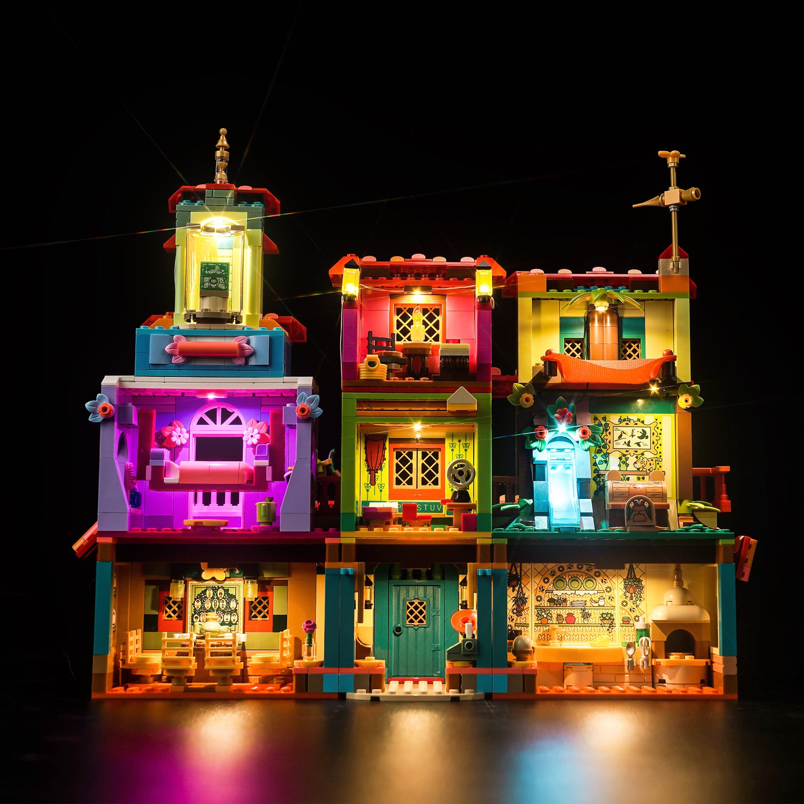 BrickBling Lichtset für LEGO Das magische Madrigalhaus 43245