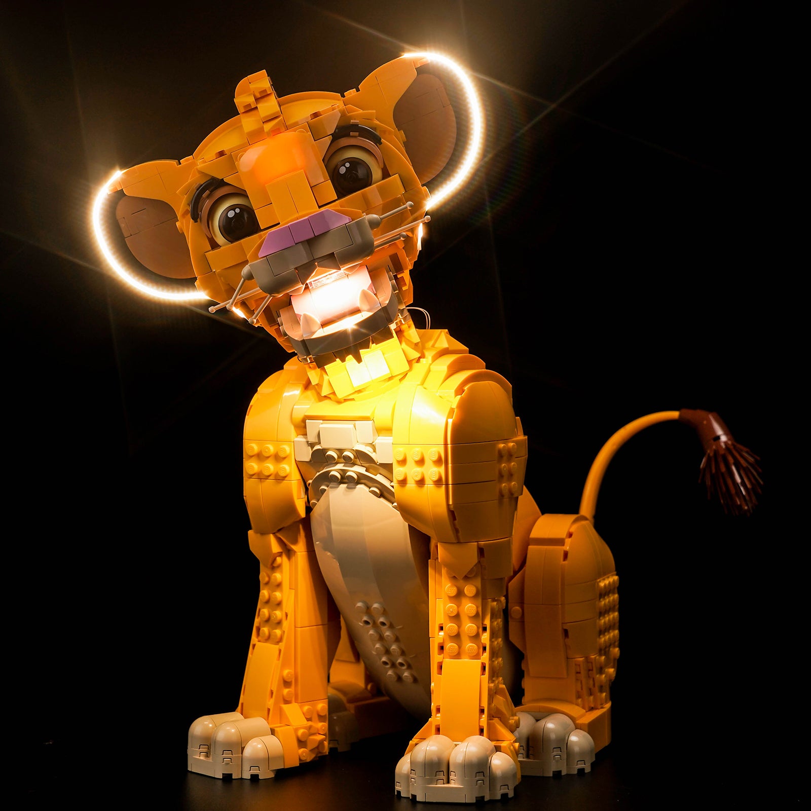 BrickBling Light Kit for LEGO Disney Young Simba the Lion King 43247