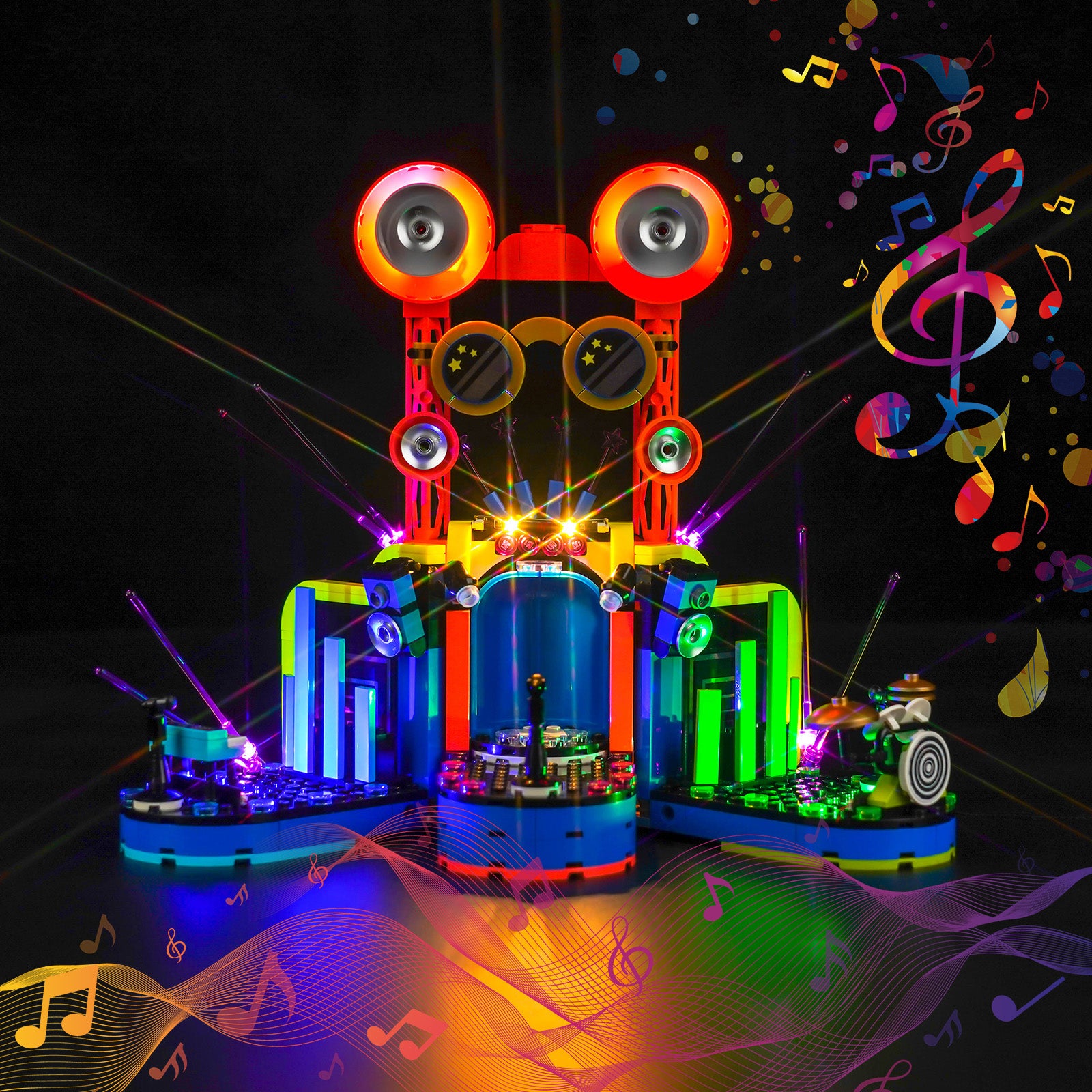 BrickBling Light Kit for LEGO Heartlake City Music Talent Show 42616 music version