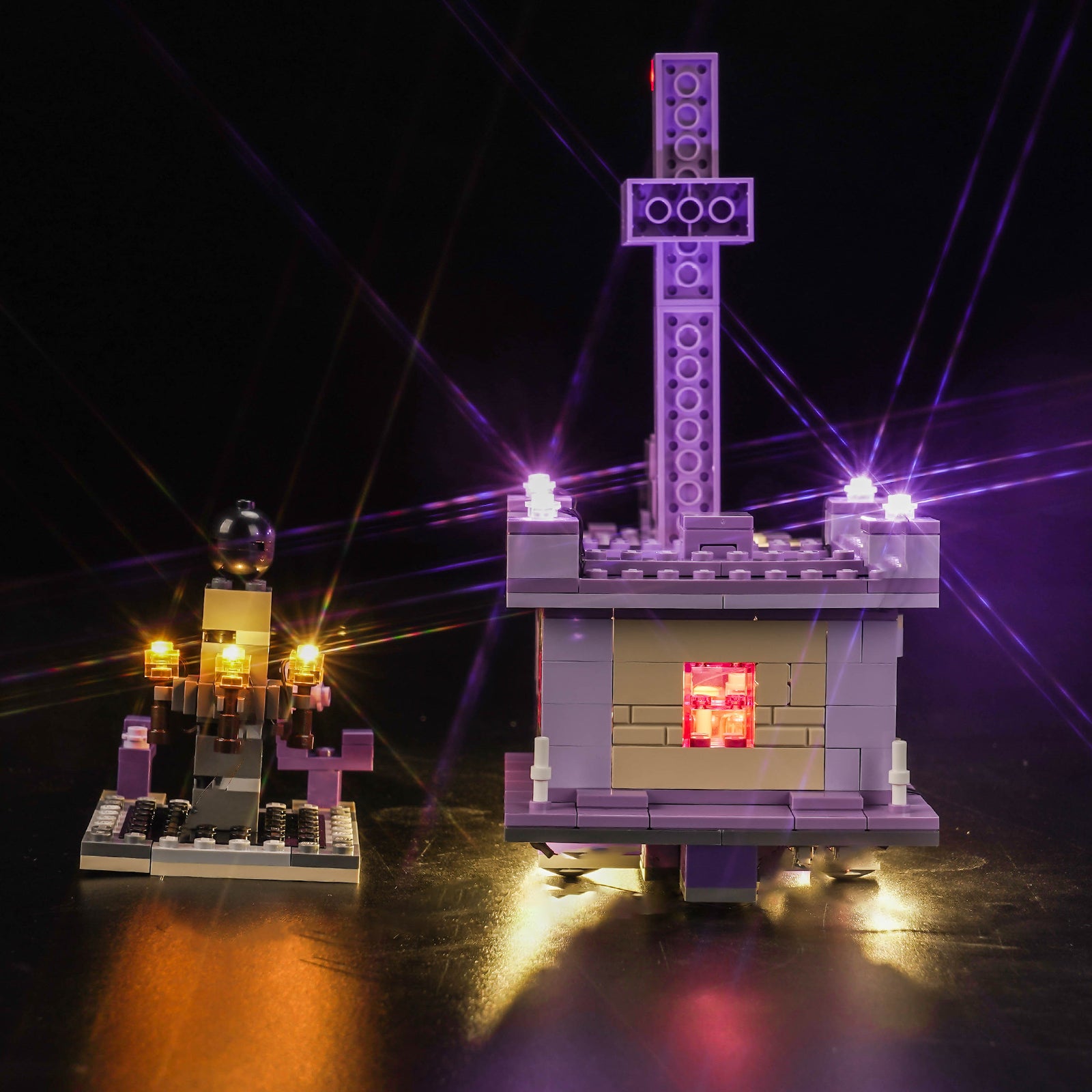 BrickBling Light Kit for LEGO Minecraft The Ender Dragon and End Ship 21264