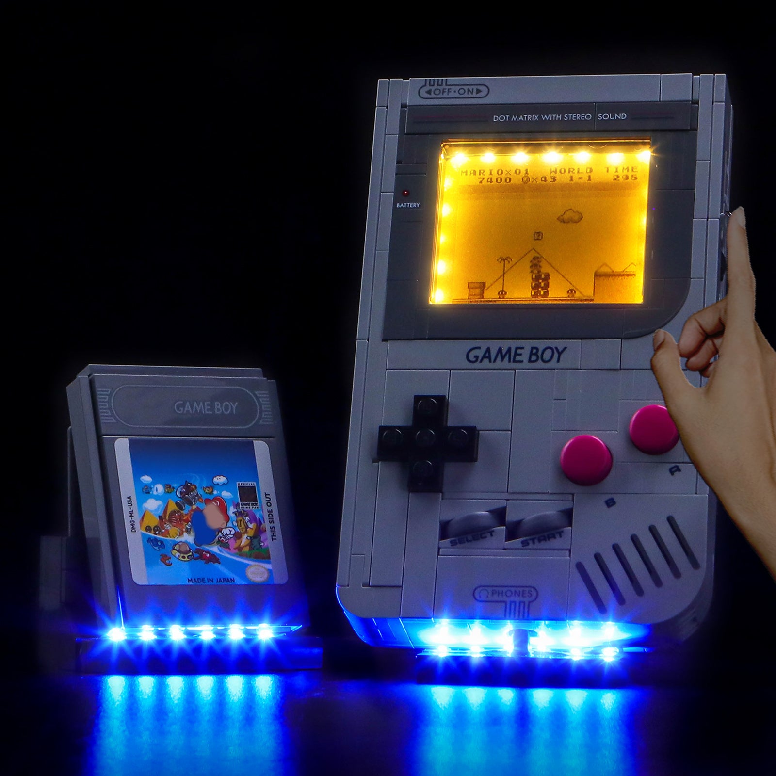 Kit d'éclairage BrickBling pour LEGO Super Mario Game Boy™ 72046